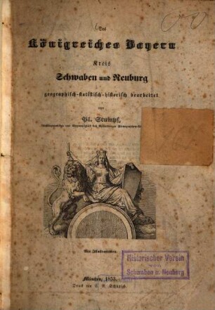 Bayern Ein Geographisch Statistisch Historisches Handbuch Des