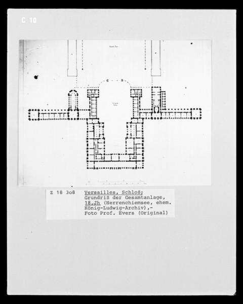 Versailles Grundriss Der Gesamtanlage Des Schlosses Deutsche