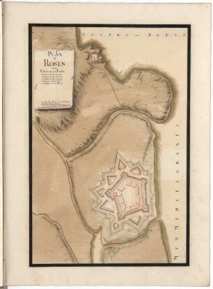 Plan de Roses avecle Chateau de la Trinité