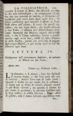 Lettera IV.