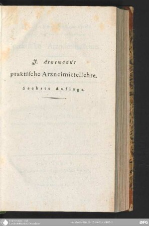 Justus Arnemann's praktische Arzneimittellehre