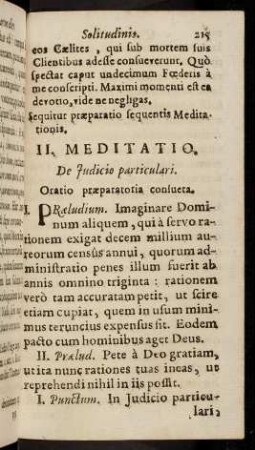 215-219, II. Meditatio