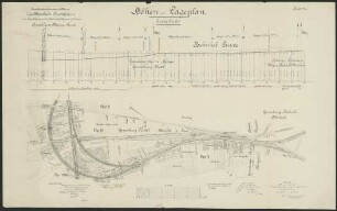 Eisenbahnbrücke über den Rhein unterhalb Mainz