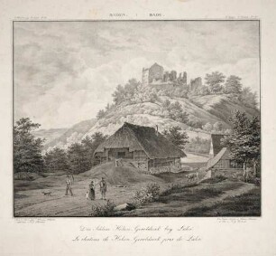 Das Schloss Hohen-Geroldseck bey Lahr - Le Château de Hohen-Geroldseck pres de Lahr