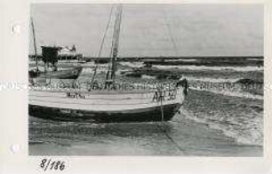 Fischerboote am Strand von Ahlbeck