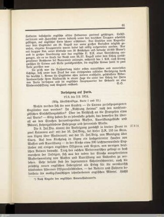 Verfolgung auf Paris