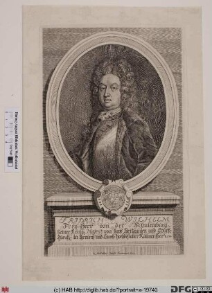 Bildnis Friedrich Wilhelm Schulenburg (1718 Reichsgraf) von der