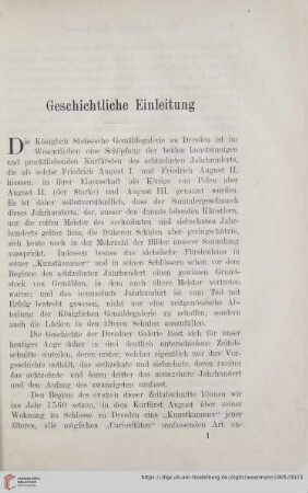 Geschichtliche Einleitung