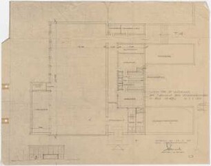 Grund, Peter; Bad Vilbel; Ernst Reuter Schule - Turnhalle, Umplanung (Grundriss, Ansicht)