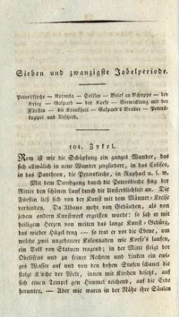Sieben und zwanzigste Jobelperiode