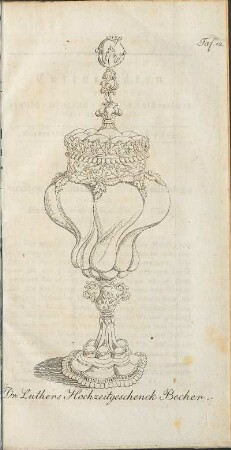 Taf. 12: Dr. Luthers Hochzeitsgeschenk Becher