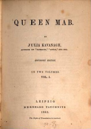 Queen Mab, 1
