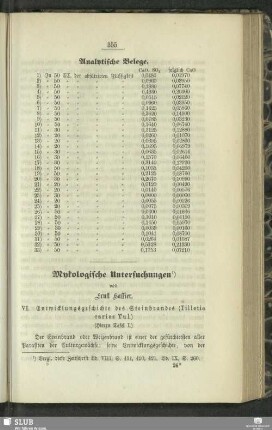 Mykologische Untersuchungen : VI.