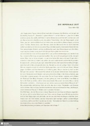 Die imperiale Zeit