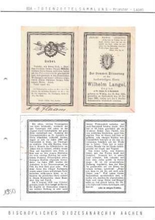Langel, Wilhelm