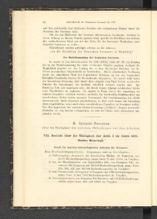 Die Modellsammlung der Deutschen Seewarte.
