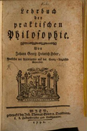 Lehrbuch der praktischen Philosophie