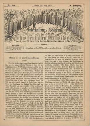 Nr. 26. Berlin, 26. Juni 1875. 3. Jahrgang.