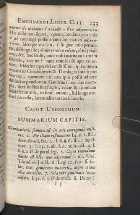Caput Undecimum. - Decimum Quintum.