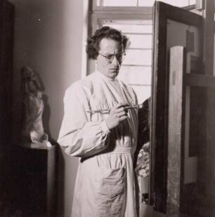 Porträt Hans Neubert (1924-2011; Maler, Bildhauer)