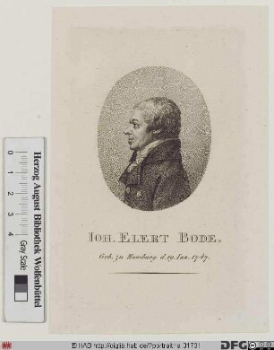Bildnis Johann Elert Bode