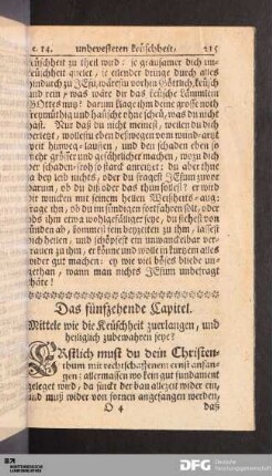 Das fünfzehende Capitel.