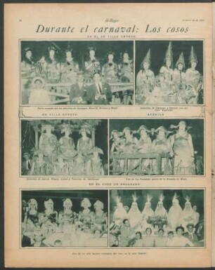 Durante el carnaval: Los cosos