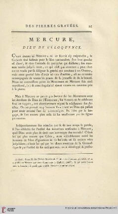 Mercue, Dieu de l‘Éloquence