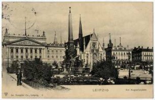 Leipzig. Am Augustusplatz