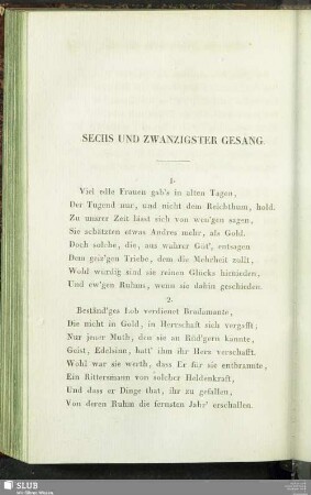 Sechs und Zwanzigster Gesang