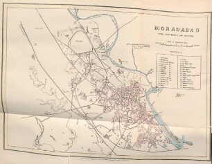 Moradabad town, cantonment, and environs