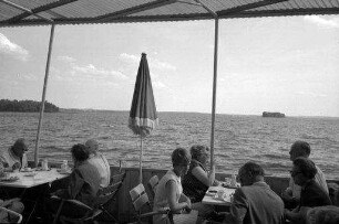 Plön: Strandcafe am Plöner See, Terrasse