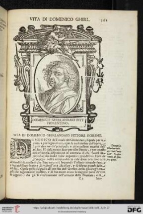 Vita di Domenico Ghirlandaio Pittore fiorent
