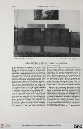 38: Standardisierung und Handwerk : die unentbehrliche Mitarbeit des Handwerks