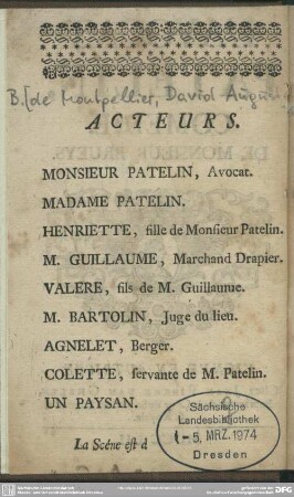 Acteurs