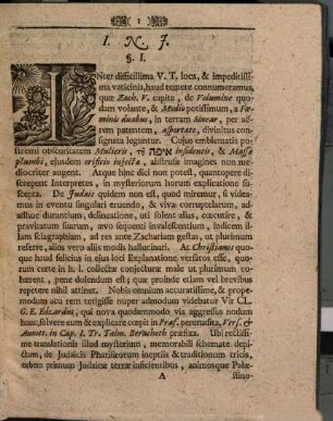 Dissertatio philologica de erudita virgine Iudaea per transennam docente : cum commentatiuncula ad modium in Sinear deportatum, Zach. V,7. sqq.