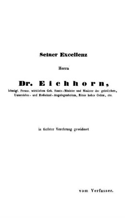 Dr. Eichhorn.
