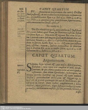 Caput Quartum