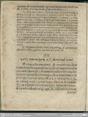 XII. Ad l. rem majoris. 2. C. de rescind. vend.