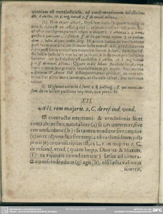 XII. Ad l. rem majoris. 2. C. de rescind. vend.