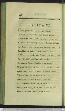Satira VI.