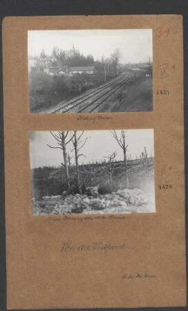 Französ. Stellung auf Höhe 285 bei Voinieres (Vouziers ?)