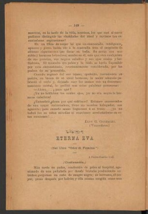 Eterna Eva - (Continuación) : (Del libro "Odor di Femina") - A Pedro-Emilio Coll