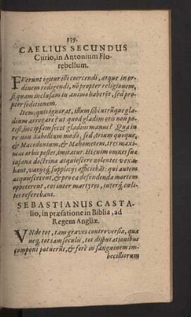 Sebastianus castalio