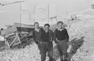 Wordie-Bucht : Hannes Semkat, Helmut Reyer und Heinz Grams
