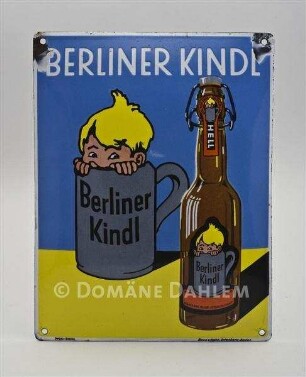 Reklameschild "Berliner Kindl"