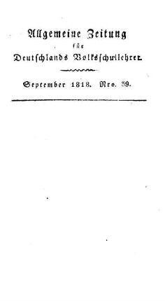 Sonntagsschule : (Fortsetzung) ; (allgemeine Geographie von Europa) ; (Fortsetzung folgt)