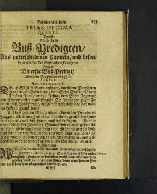 Poenitentialium Trias Decima Quarta, ...