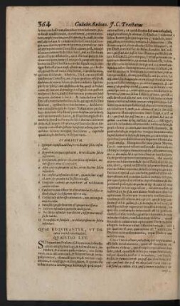 Quae Requirantur, Ut Dicatur res solita Infeudari. Quaestio LXV.