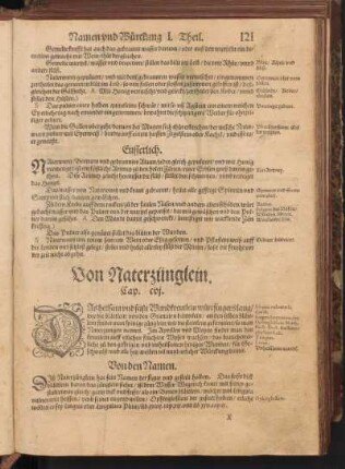 Von Naterzünglein, Cap. CVI